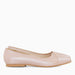 Colette pink mother-of-pearl natural leather ballet flats