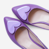 Diane Marie Balerini dama Balerini mov violet cu accesorii de lemn Nova