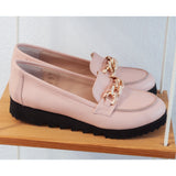 Diane Marie Balerini dama Mocasini din piele naturala roz Mollie