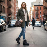 Diane Marie Bocanci dama Ghete dama din piele intoarsa gri/bleumarin Norway