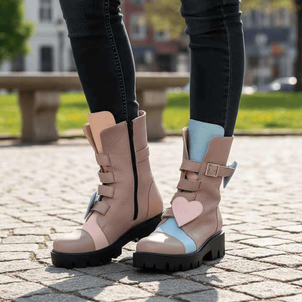 Diane Marie Bocanci dama Ghete dama din piele naturala Aimee