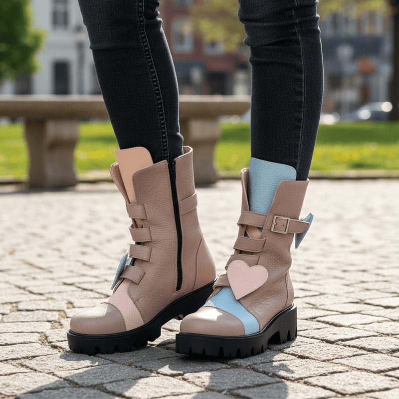 Diane Marie Bocanci dama Ghete dama din piele naturala Aimee