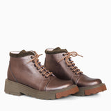 Diane Marie Bocanci dama Ghete dama din piele naturala bronz Alice