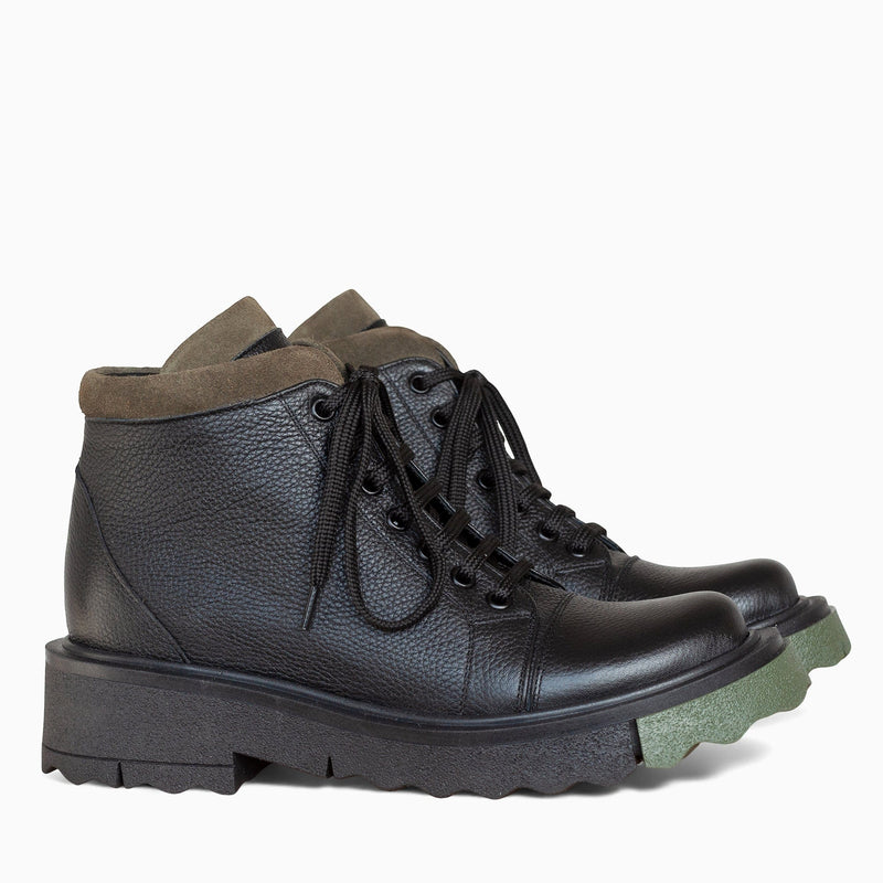 Diane Marie Bocanci dama Ghete dama din piele naturala neagra Hope