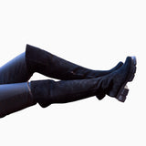 Diane Marie Cizme Dama Cizme dama din piele naturala neagra Arya