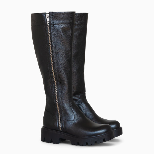 Diane Marie Cizme Dama Cizme dama din piele naturala neagra Belfast