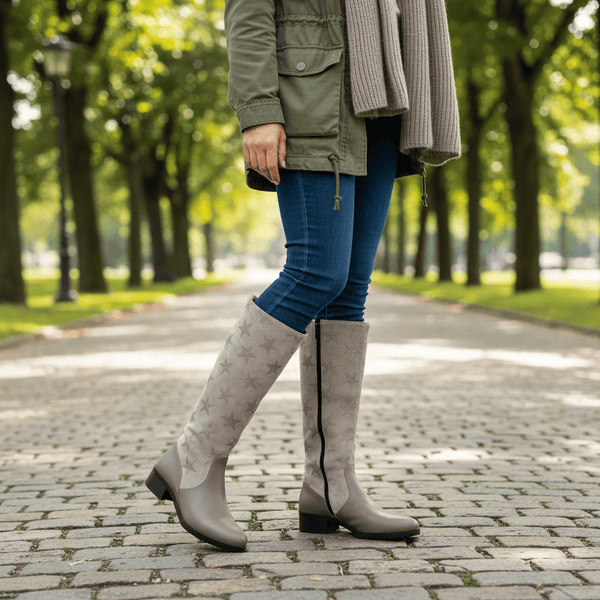 Diane Marie Cizme Dama Cizme dama piele naturala gri Karma