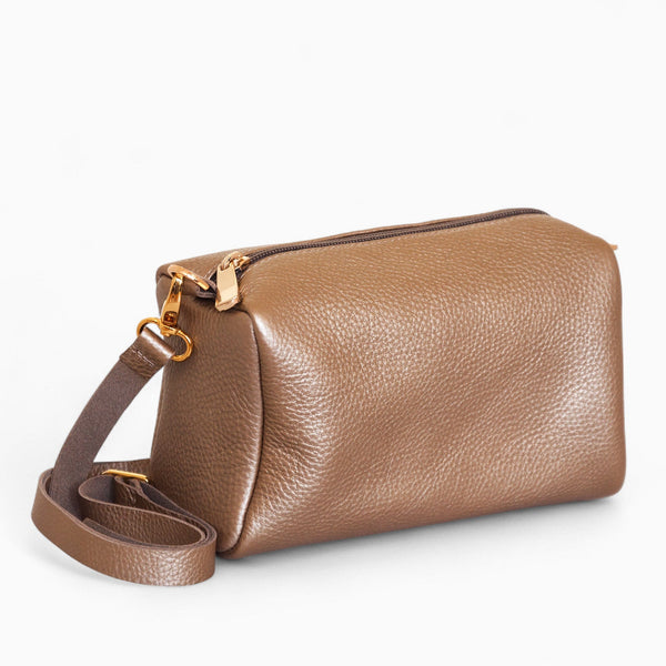 Diane Marie Geanta dama Geanta casual din piele naturala bronz Zina