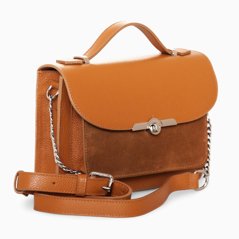 Diane Marie Geanta dama Geanta dama din piele naturala coniac Amina