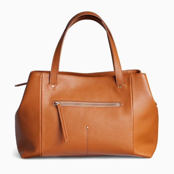 Diane Marie Geanta dama Geanta dama din piele naturala maro coniac Francesca