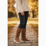 Diane Marie Ghete Dama Cizme dama din piele intoarsa bej Malmo