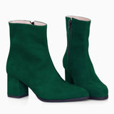 Diane Marie Ghete Dama Ghete dama cu toc comod din piele intoarsa verde Sharon