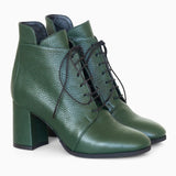 Diane Marie Ghete Dama Ghete dama cu toc din piele naturala verde Olivia