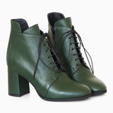 Diane Marie Ghete Dama Ghete dama cu toc din piele naturala verde Olivia