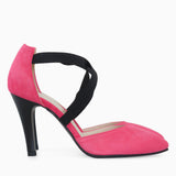 Diane Marie Pantofi Dama Stiletto decupat din piele naturala fuchsia Allegria