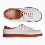 Diane Marie Pantofi sport Pantofi dama barefoot din piele naturala alba Zeana