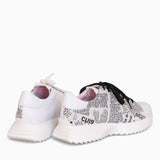 Diane Marie Pantofi sport Pantofi dama din piele naturala cu print ziar Zuma