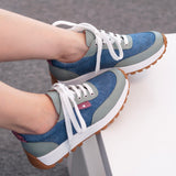 Diane Marie Pantofi sport Pantofi dama din piele naturala vernil cu albastru Jeans