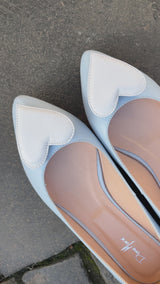 Ballet flats in nude salmon Joyride natural leather