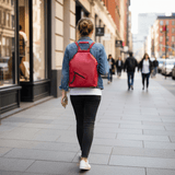 Diane Marie Rucsacuri Rucsac dama din piele naturala rosie cu inima rosie Sassy