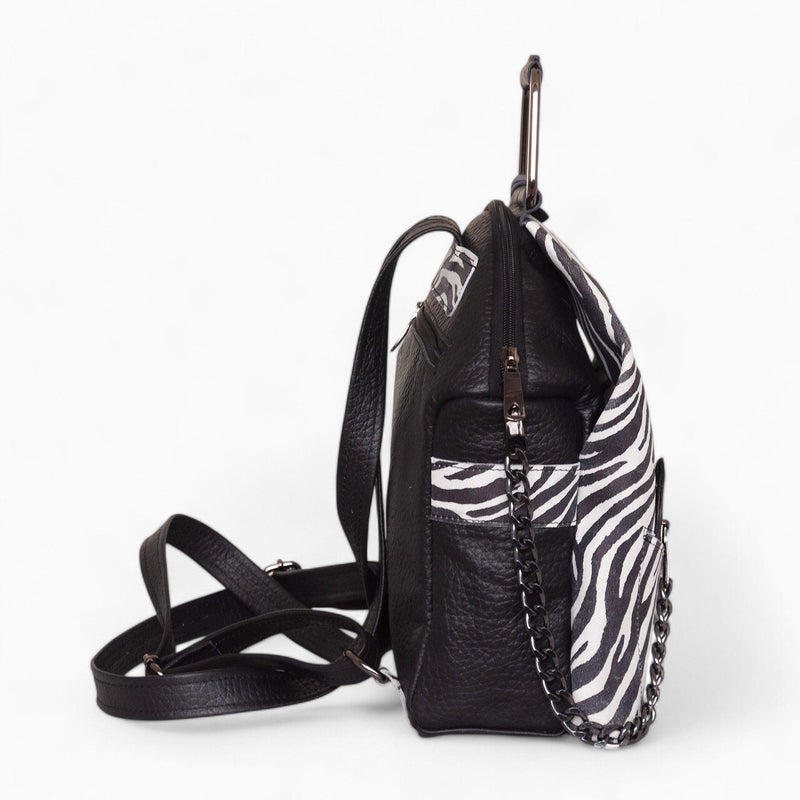 Diane Marie Rucsacuri Rucsac din piele naturala cu print zebra Edie