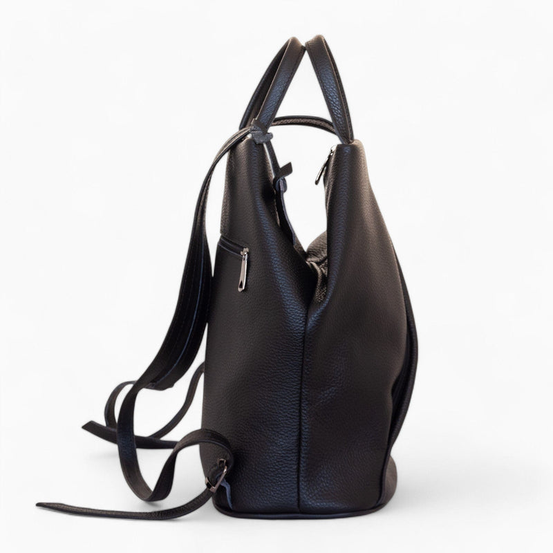 Diane Marie Rucsacuri Rucsac din piele naturala neagra Lettie