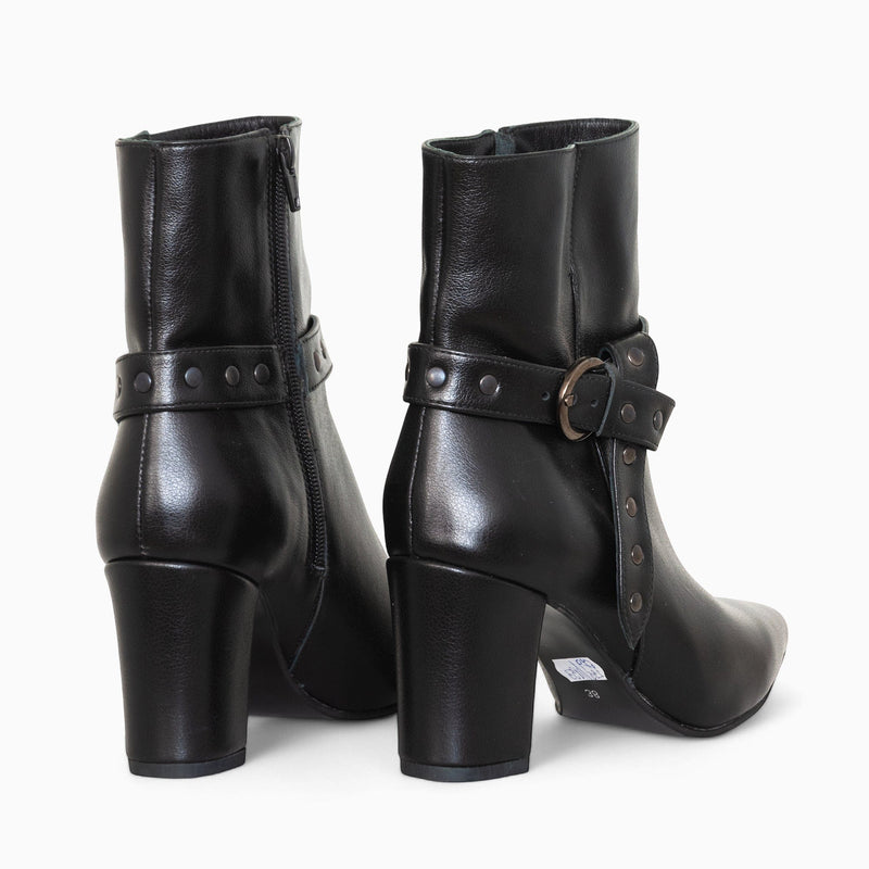 Diane Marie Shoes Botine dama din piele naturala neagra Carlyle