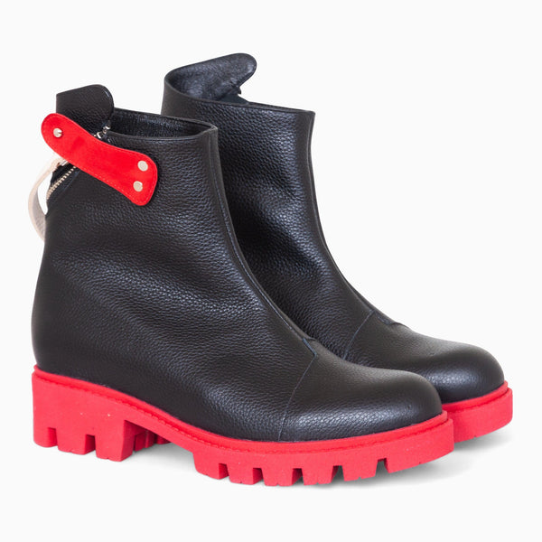 Diane Marie Shoes Ghete dama din piele naturala neagra Dutton