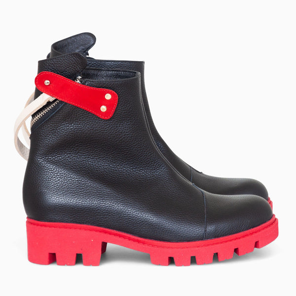 Diane Marie Shoes Ghete dama din piele naturala neagra Dutton
