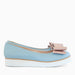 Adele blue natural leather ballerinas