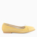 Ballerinas in yellow natural leather Lana