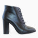 Antwerp black natural leather ladies boots