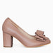 Women's shoes with a comfortable heel made of Kristen natural leather