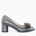 Danette pearl gray natural leather ladies shoes