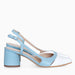 Margo blue natural leather ladies shoes