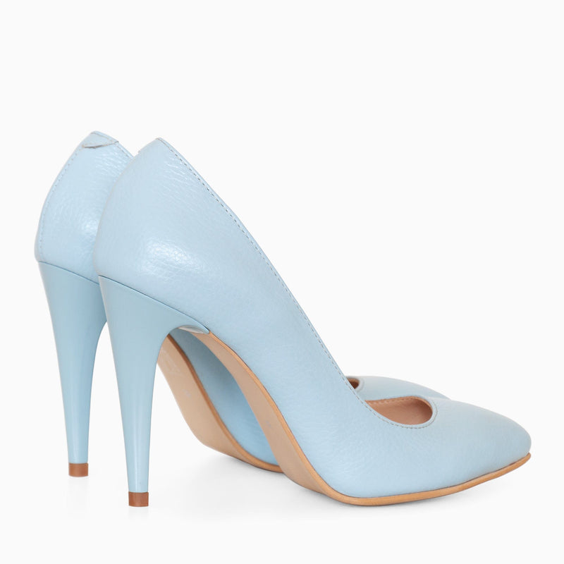 Diane Marie Pantofi Dama Stiletto somon din piele naturala bleu Palermo