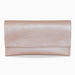 Occasion envelope made of pearl pink natural leather 