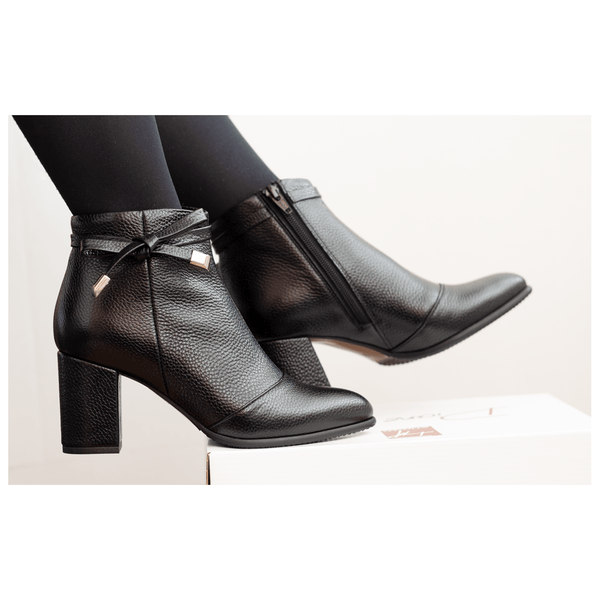 Diane Marie Shoes Ghete dama din piele naturala neagra Lizzy